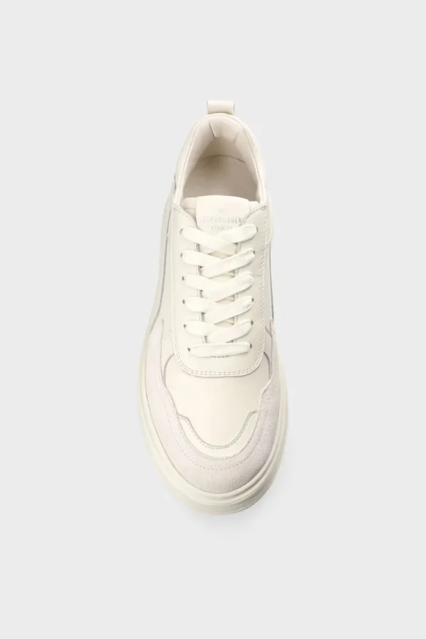 Sneaker-COPENHAGEN STUDIOS Cph189 Leather Mix Creme