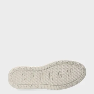 Sneaker-COPENHAGEN STUDIOS Cph75 Leather Mix Weis Gelb
