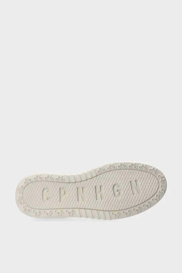 Sneaker-COPENHAGEN STUDIOS Cph75 Leather Mix Weis Gelb