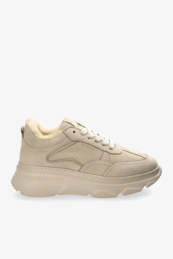 Sneaker-COPENHAGEN STUDIOS Cph60 Nabuc Teddy Natur