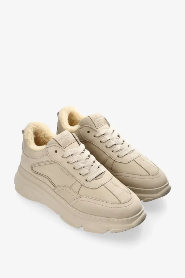 Sneaker-COPENHAGEN STUDIOS Cph60 Nabuc Teddy Natur