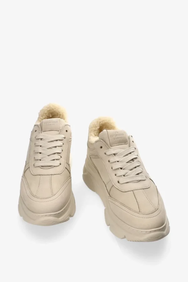 Sneaker-COPENHAGEN STUDIOS Cph60 Nabuc Teddy Natur
