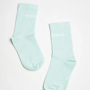 Socken-COPENHAGEN STUDIOS Cph Socks 1 Cotton Blend Aqua