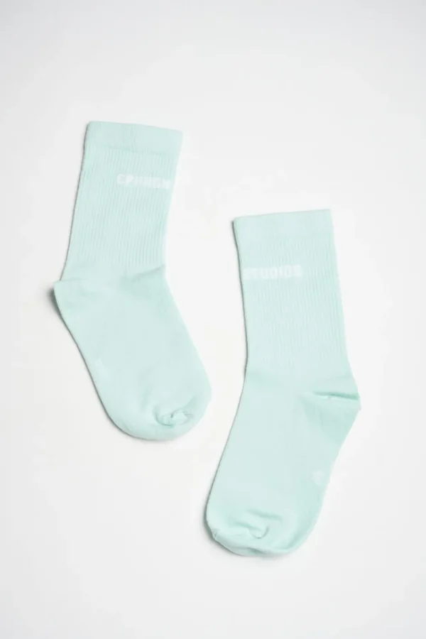 Socken-COPENHAGEN STUDIOS Cph Socks 1 Cotton Blend Aqua