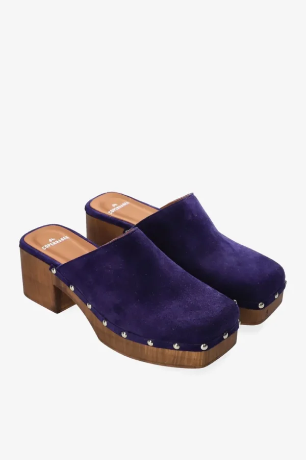 Pantoletten-COPENHAGEN STUDIOS Cph793 Suede Kraftiges Blau