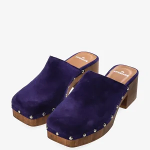 Pantoletten-COPENHAGEN STUDIOS Cph793 Suede Kraftiges Blau