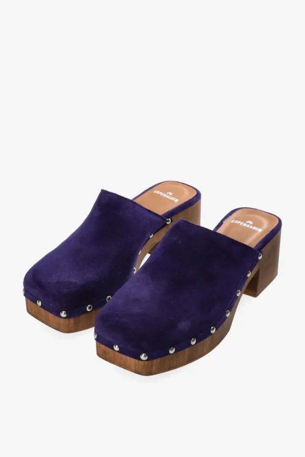 Pantoletten-COPENHAGEN STUDIOS Cph793 Suede Kraftiges Blau