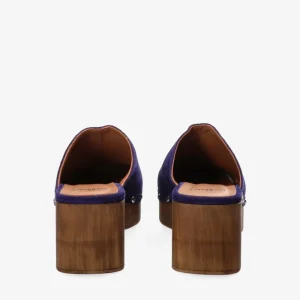 Pantoletten-COPENHAGEN STUDIOS Cph793 Suede Kraftiges Blau