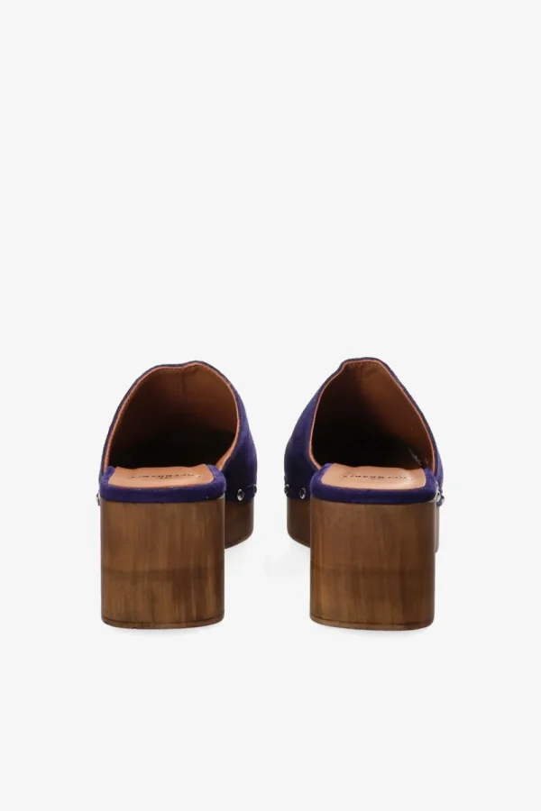 Pantoletten-COPENHAGEN STUDIOS Cph793 Suede Kraftiges Blau